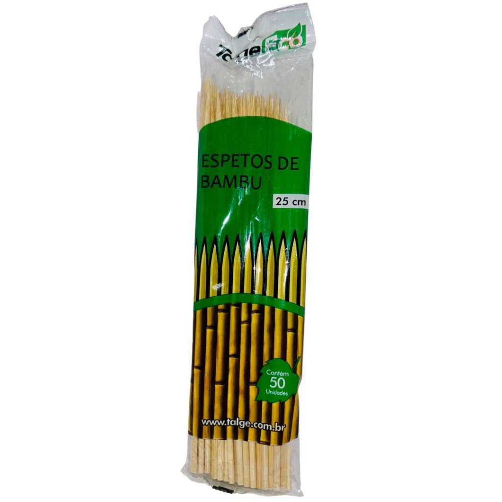 Espeto de Bambu 50 unidades