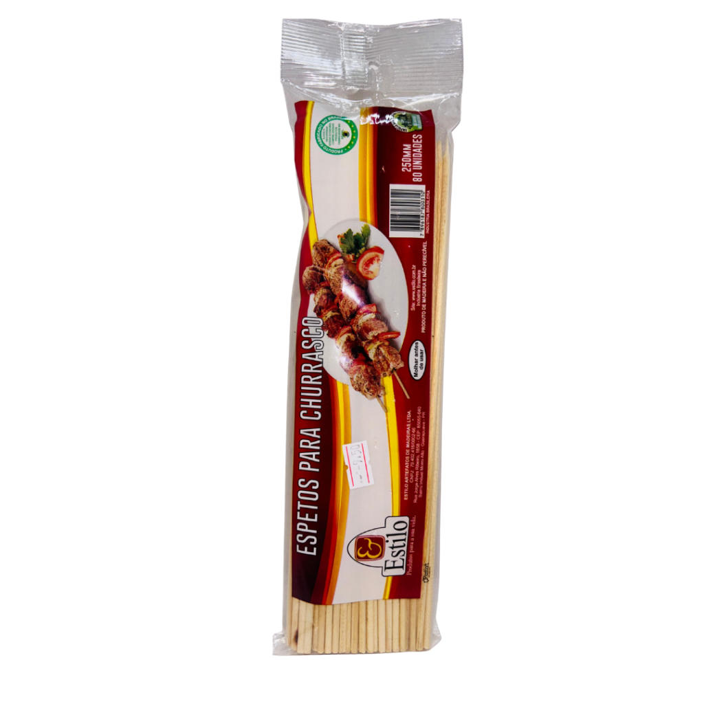 Espetos para Churrasco 80 Unidades