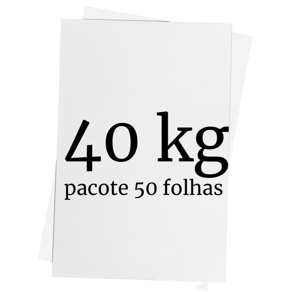 Pacote de Papel A4 40kg 50 Folhas