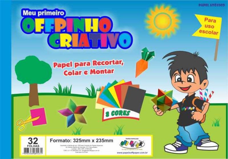 Meu Primeiro Bloco Offpinho Criativo 32 folhas - Offpaper