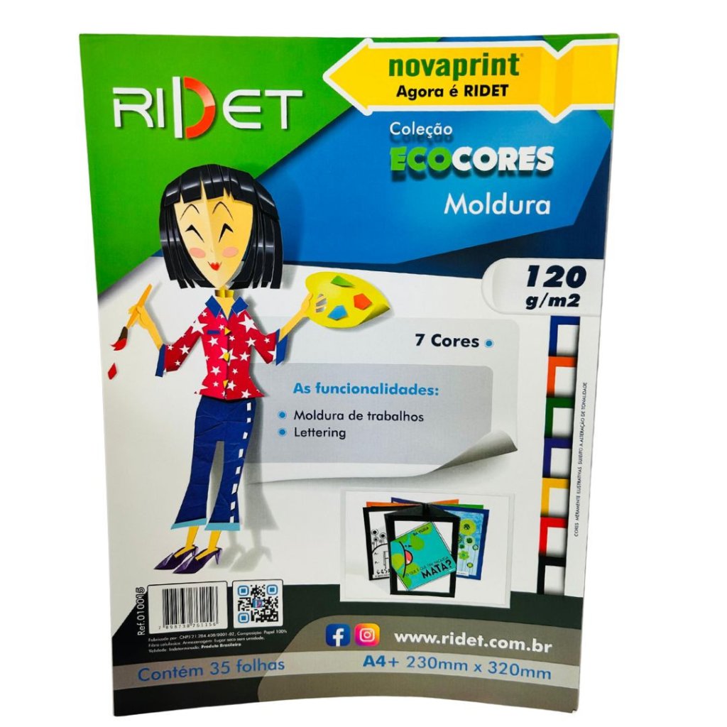 Bloco Ecocores Moldura - Ridet