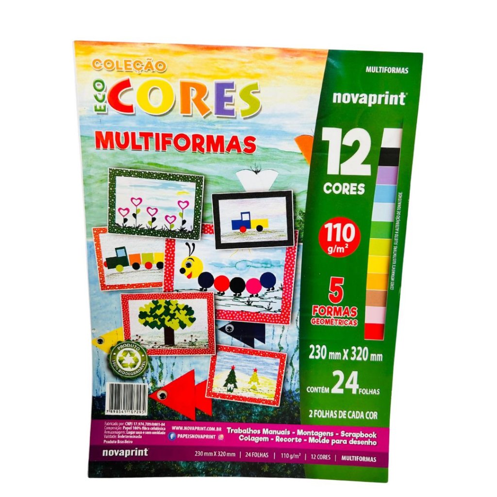 Coleção Ecocores Multiformas Nova print