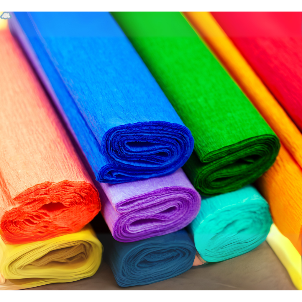 Papel Crepom 48cmx2m (Escolha a cor)