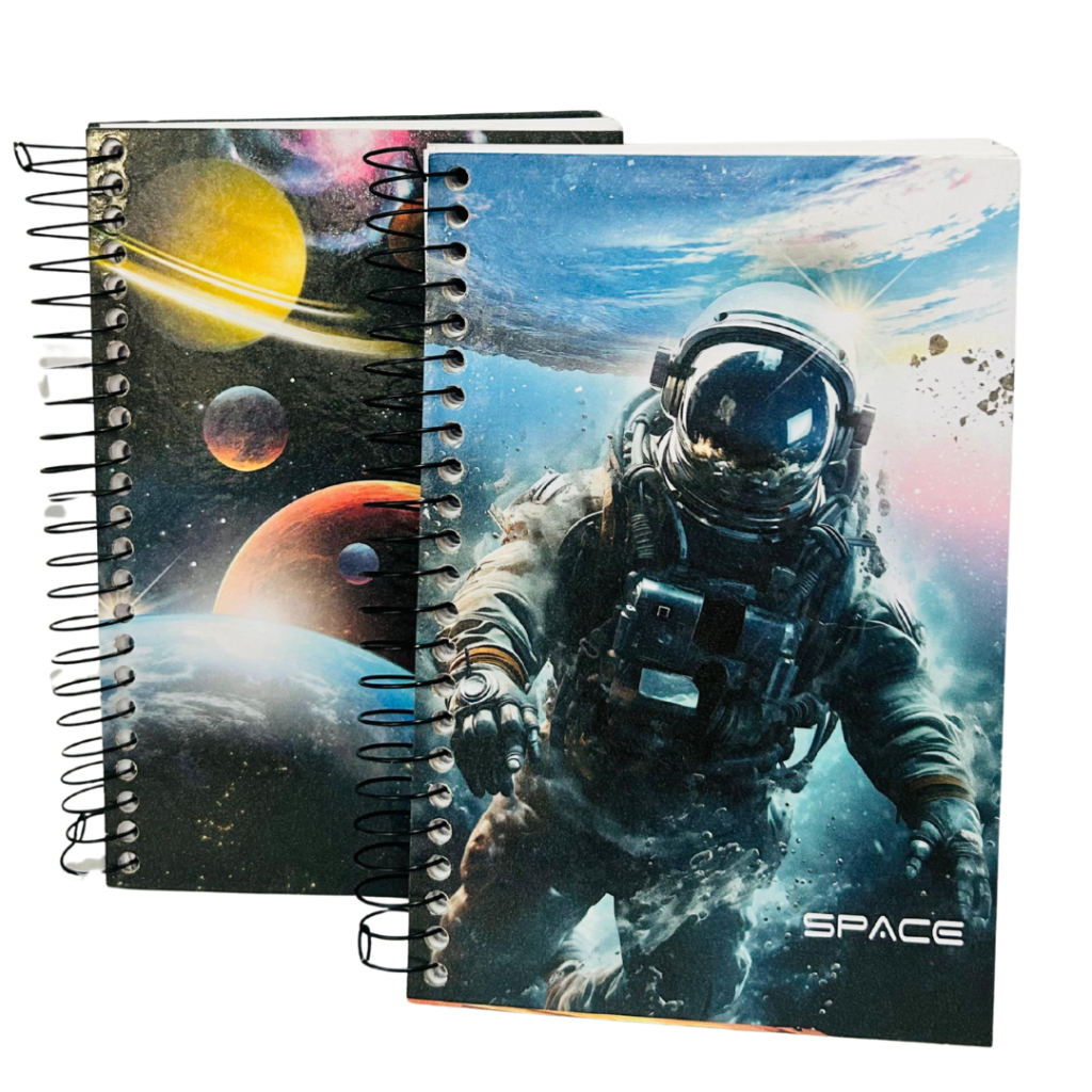 Caderno 1/4  Espiral Space Máxima
