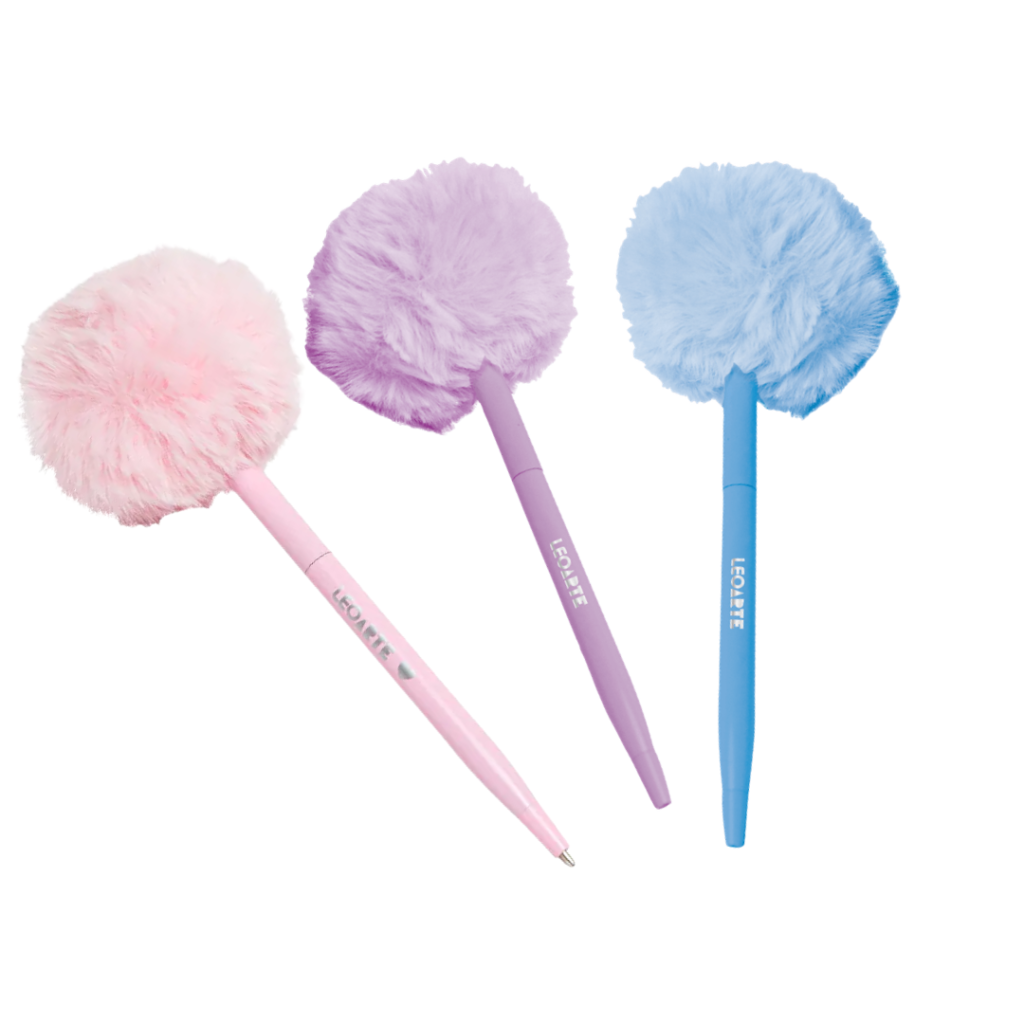Caneta Esferográfica Pompom LeoArte