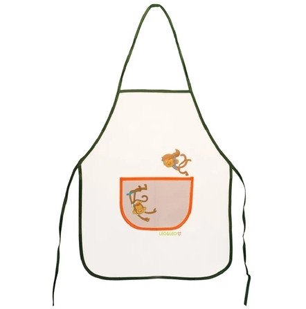 AVENTAL INFANTIL PINTURA ESCOLAR IMPERMEÁVEL CRISTAL COM BOLSO -LEO E LEO