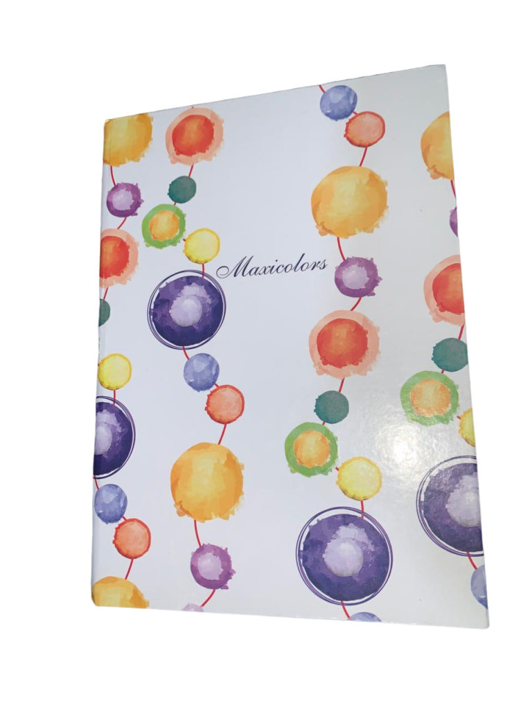 Caderno brochura capa dura com pauta (1 MATERIA) - maxima 96 folhas