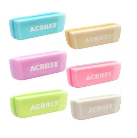Borracha Colorida Tom Pastel - Acrilex