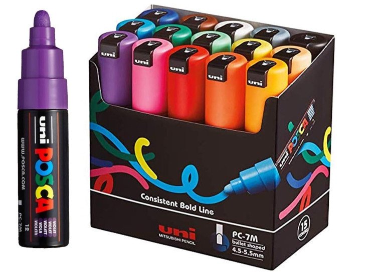 Canetao posca uni -( Grossa )