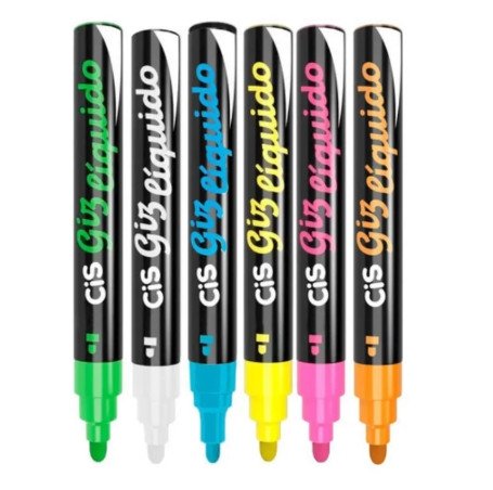 Caneta Giz liquido - cis (para quadro negro)