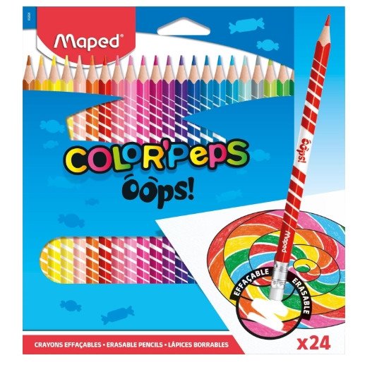 Lapis de cor maped Colorpeps oops - Maped 24 cores