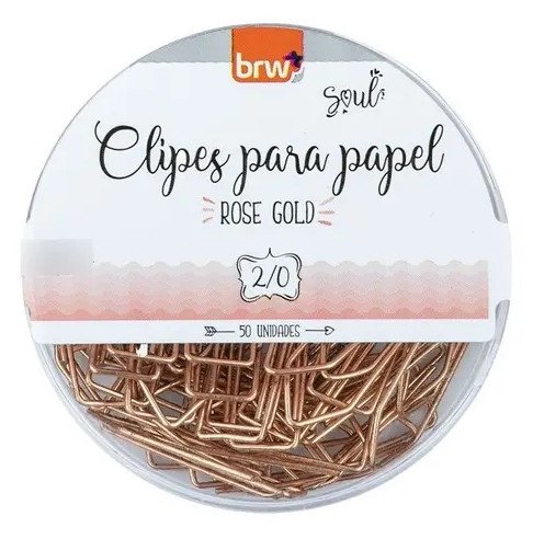 Clips de papel Rose Gold - brw 2/0
