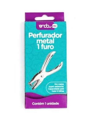 Perfurador para papel de metal - Onda pro