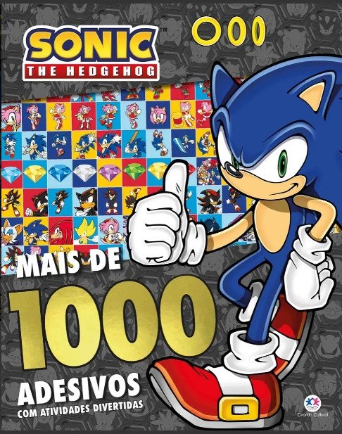 Sonic - Para colorir e Mais De 1000 Adesivos