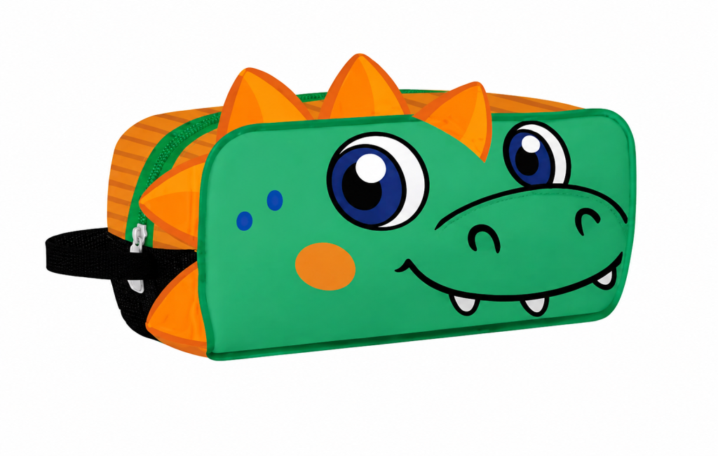 estojo escolar dino- 1 compartimento
