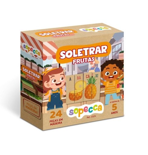 jogo em mdf soletrar- sopecca