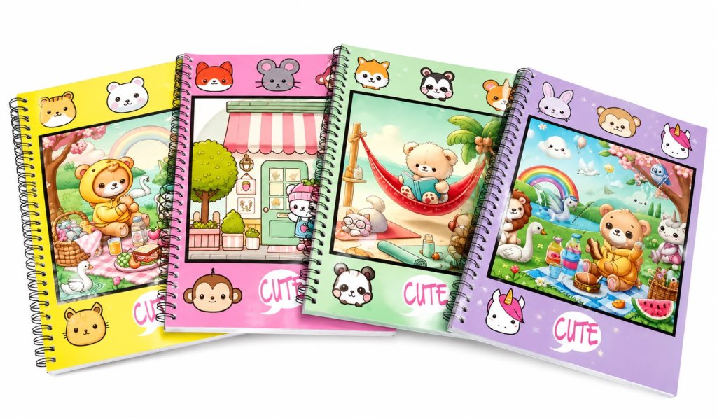 caderno (maxima) cute -(96 folhas)