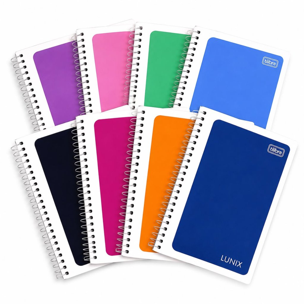caderno tilibra capa flexivel 1/4 (48 folhas)