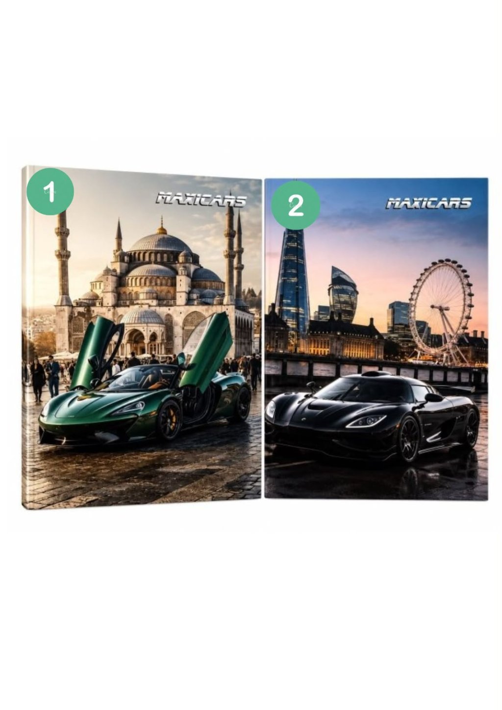 caderno maxima maxicars (96 folhas)