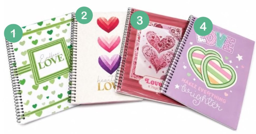 caderno maxima feminino (96 folhas)