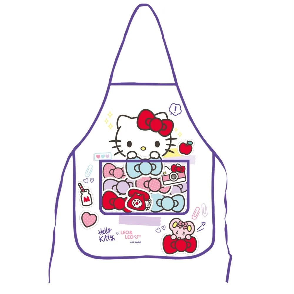 Avental Hello kitty /C bolso - LEO&LEO