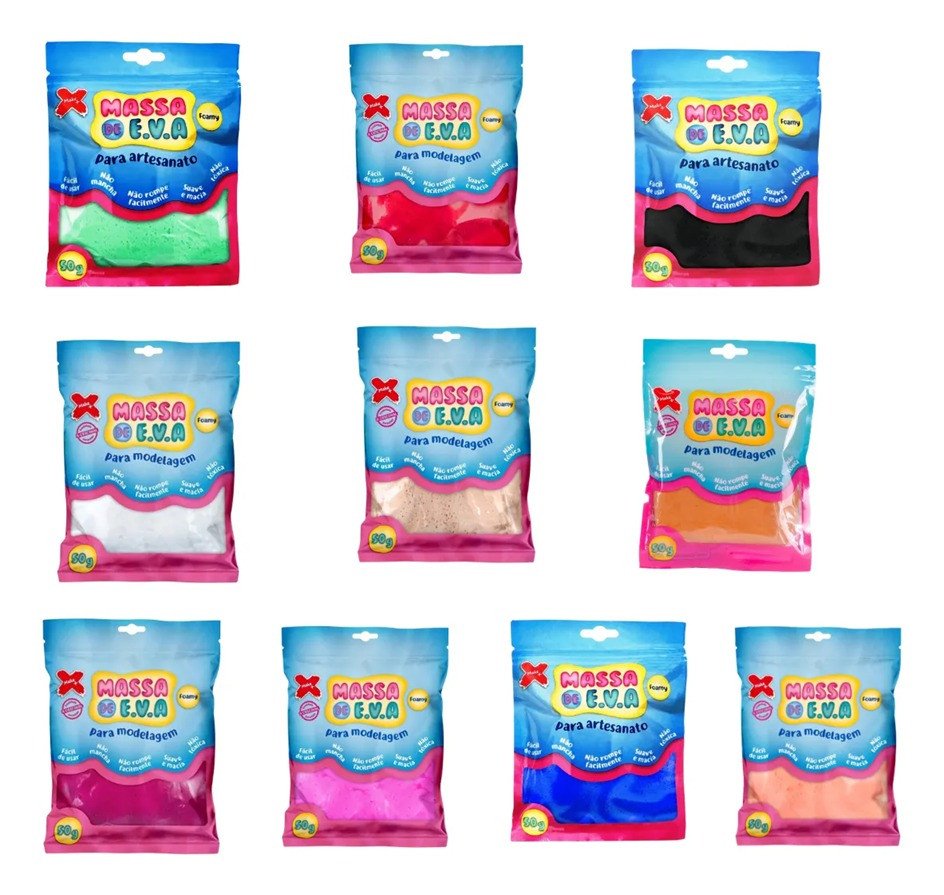 Massinha de EVA para modelar - 50g