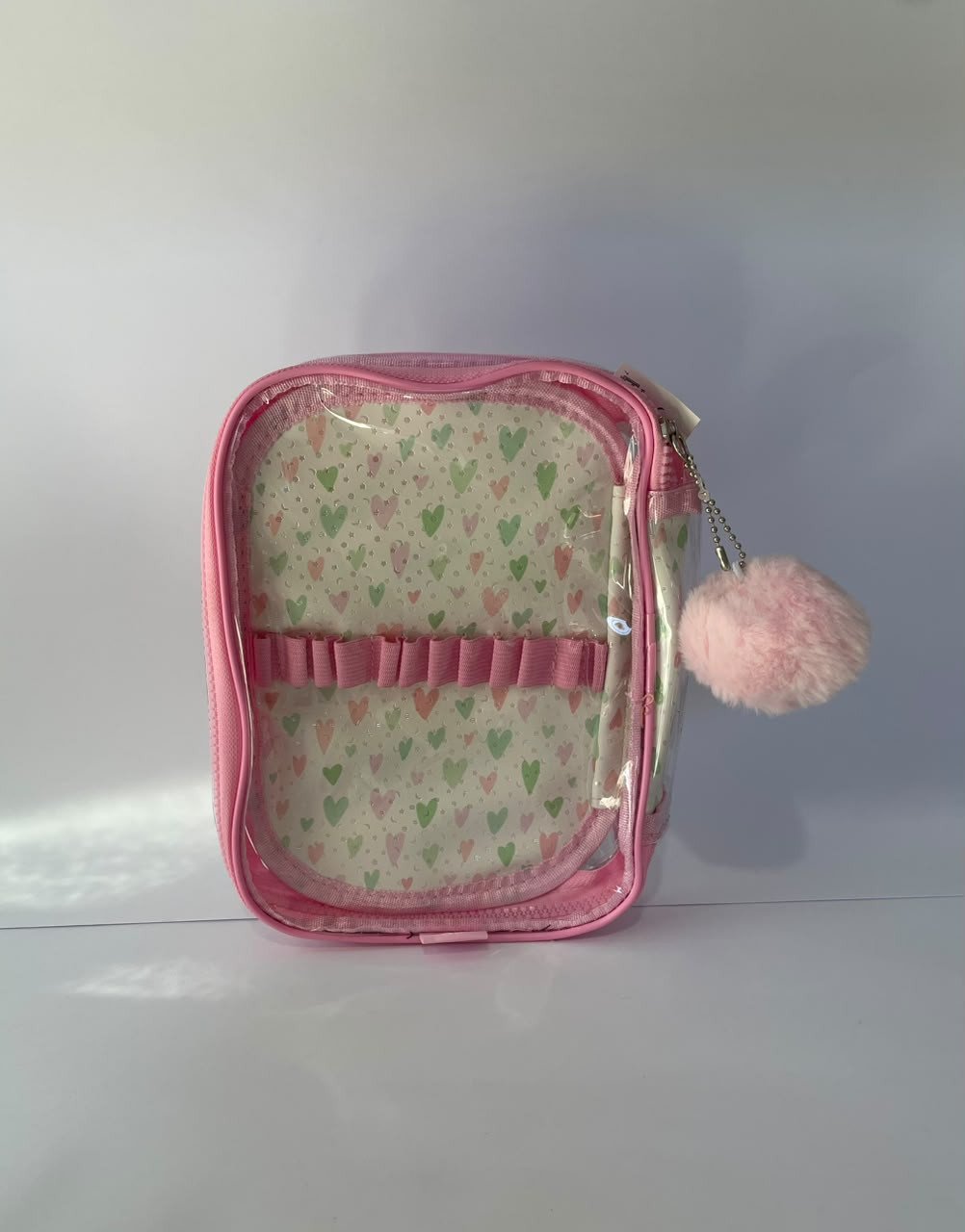 Estojo  love acbag -rosa 1 compartimento