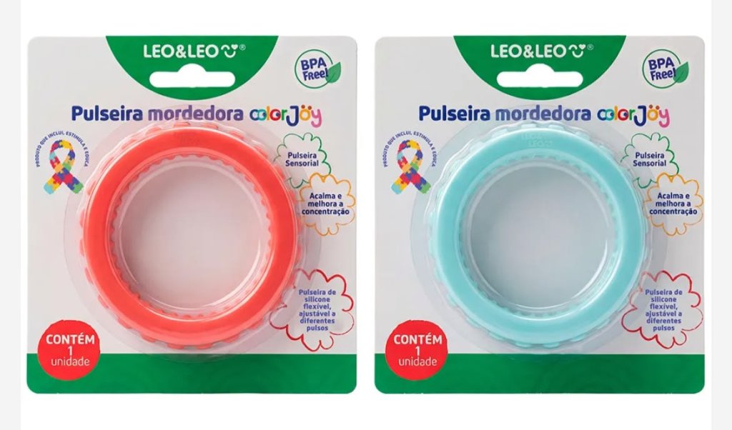 Pulseira Mordedora Sensorial - Joy LEO&LEO
