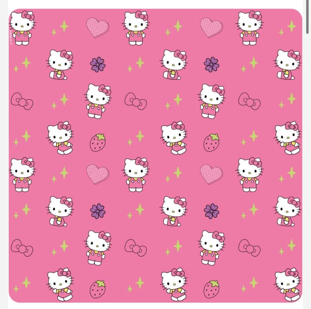 Contact estampado Hello kitty 45cm - (venda minima 1 metro) -LEO&LEO