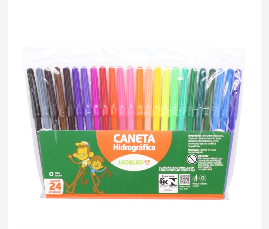 Canetinha  (24 CORES) - LEO&LEO