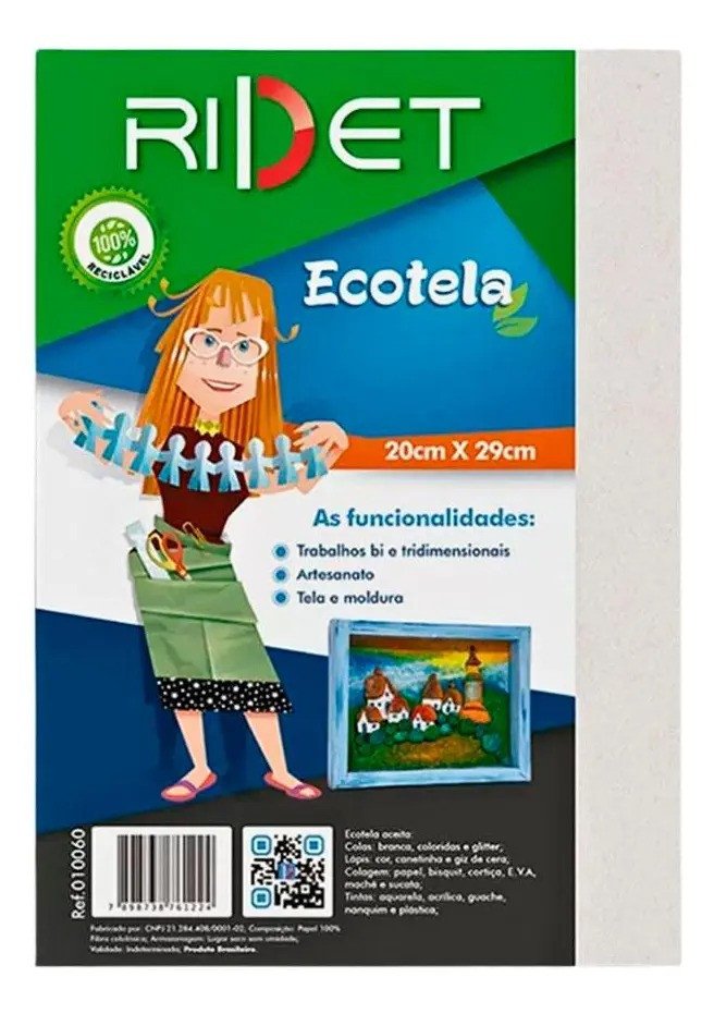 TELA DE PINTURA ECOTELA 20X29 - RIDET