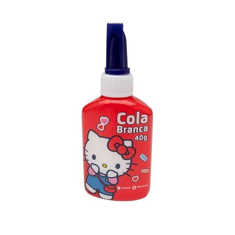 Cola branca HELLO KITTY 40g -LEO&LEO