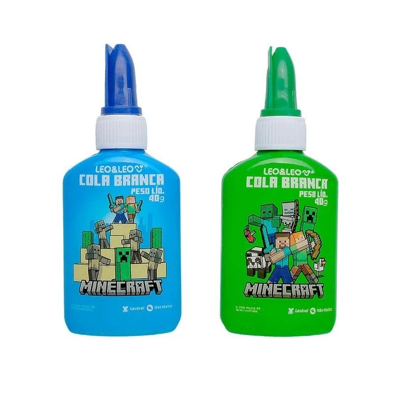 Cola branca MINE CRAFT 40g -LEO&LEO
