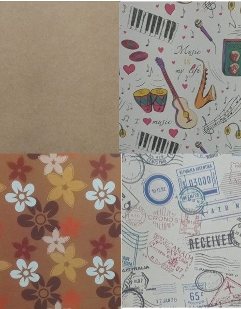 Caixa de presente kraft tampa estampada (30x22x6)