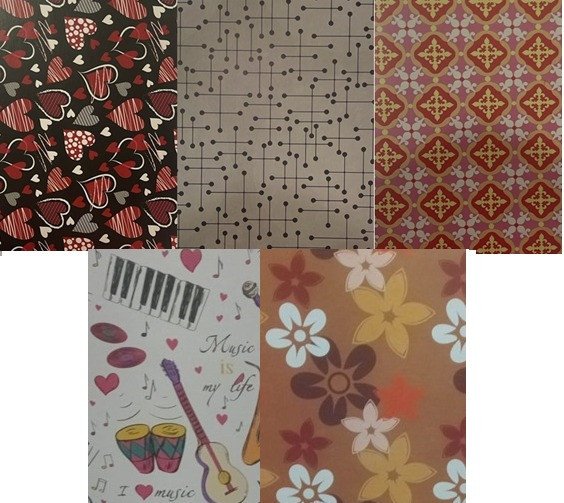 Caixa de presente tampa estampada (26x18x6)