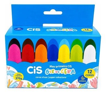 Meu primeiro GIZ DE CERA - CIS (12 CORES)