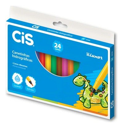 Canetinha Hidrocor (24 CORES) - CIS