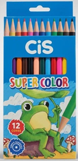 Lapis de cor (CAIXA COM 12 CORES) - CIS