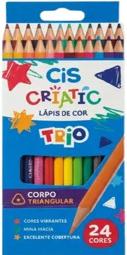 Lapis de cor (CAIXA COM 24 CORES) - CIS