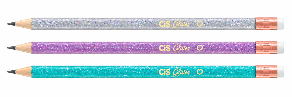 Lapis de escrever corpo GLITTER - CIS