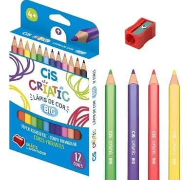 Lapis de cor JUMBO ( 12 CORES) – CIS 
