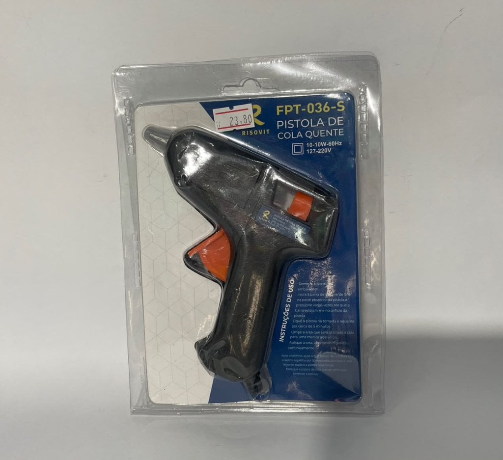 Pistola de cola quente PEQUENA (REFIL FINO)