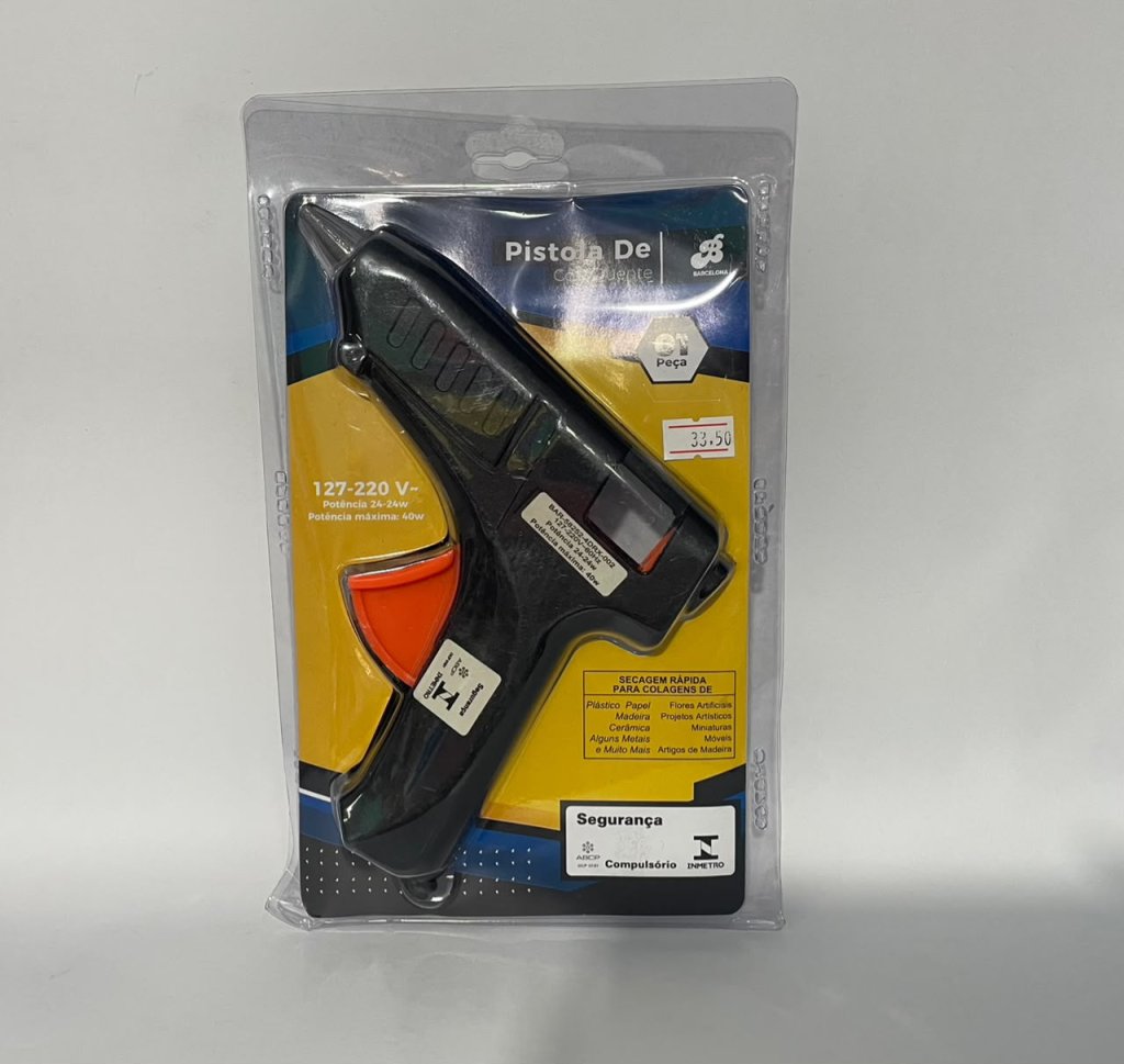 Pistola de cola quente GRANDE (REFIL GROSSO)