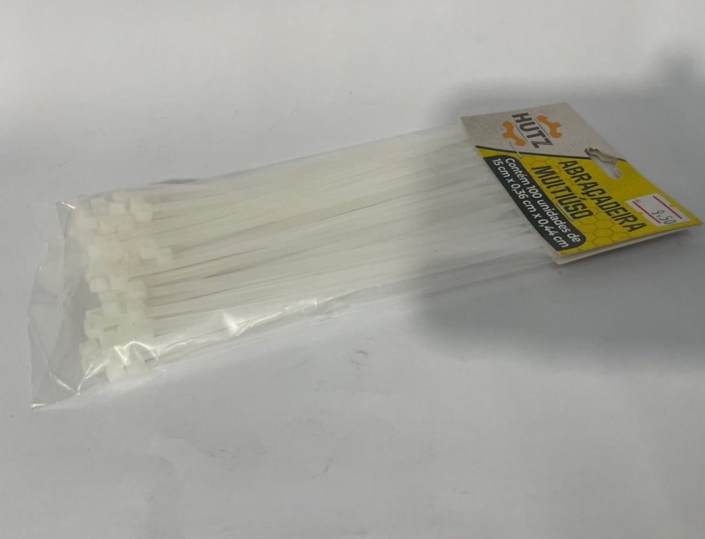 Bracadeira 15CMX0,36CMX0,44CM (100 UNIDADES)