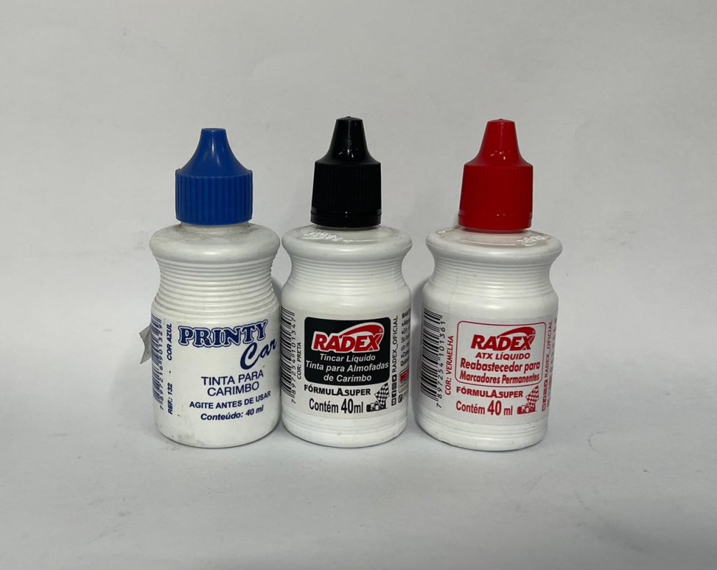 Tinta para almofada de carimbo