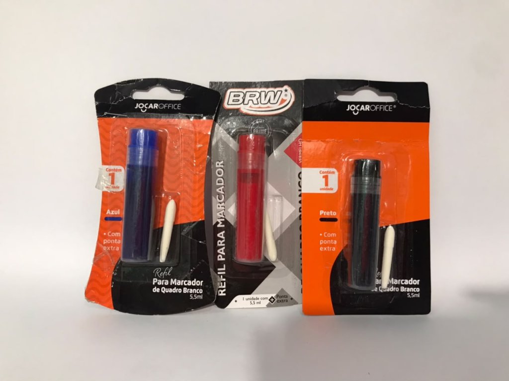 Refil para MARCADOR DE QUADRO BRANCO - JOCAR OFFICE (ESCOLHA A COR)