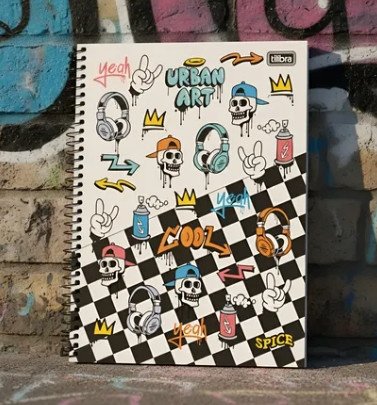 Caderno aspiral 1 materia - TILIBRA