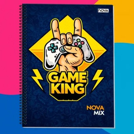 Caderno brochura CAPA DURA - NOVA MIX