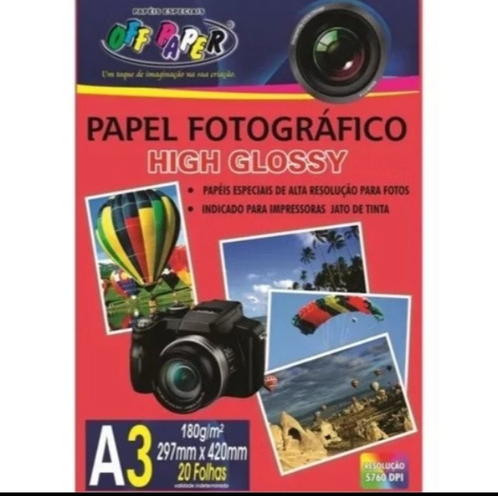 Papel fotográfico A3 180G (20 UNIDADES)-OFF PAPER