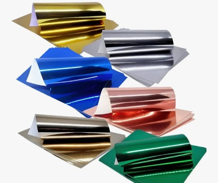 Papel laminado (UNIDADE) ESCOLHA A COR
